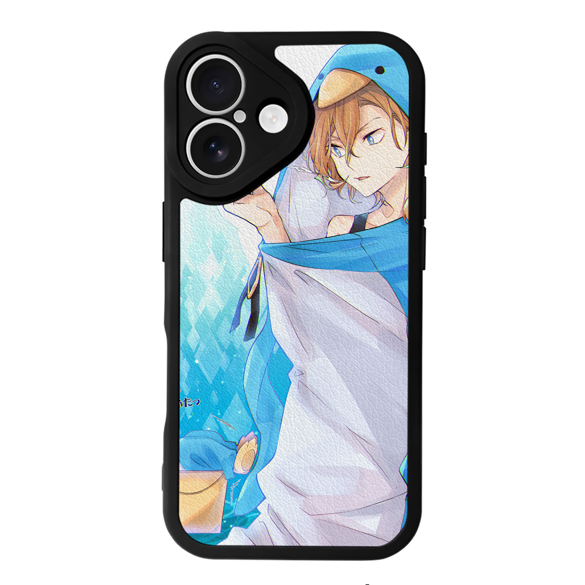 （画像用） 文豪ストレイドッグス Bungo Stray Dogs 【iPhone 16シリーズ対応】シリコンスマホケース（レザー調） 材質：シリコン